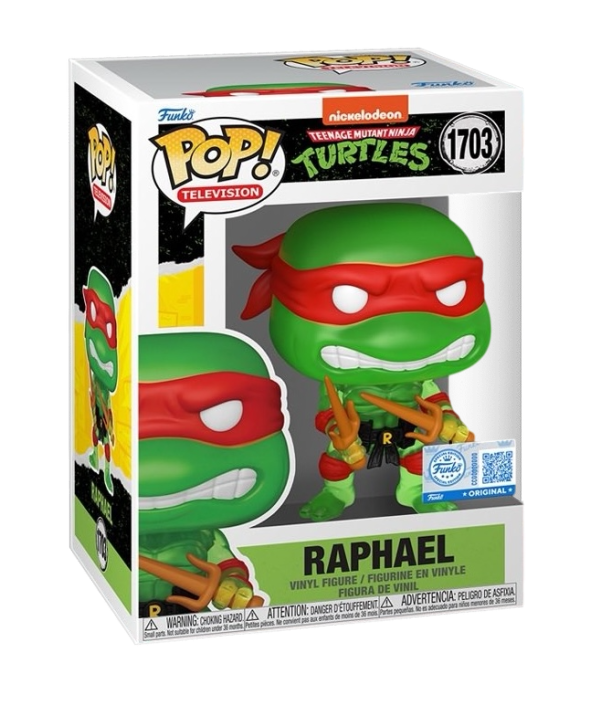 Funko Pop! Television: Teenage Mutant Ninja Turtles: Raphael (Translucent) (Funko Special Edition)