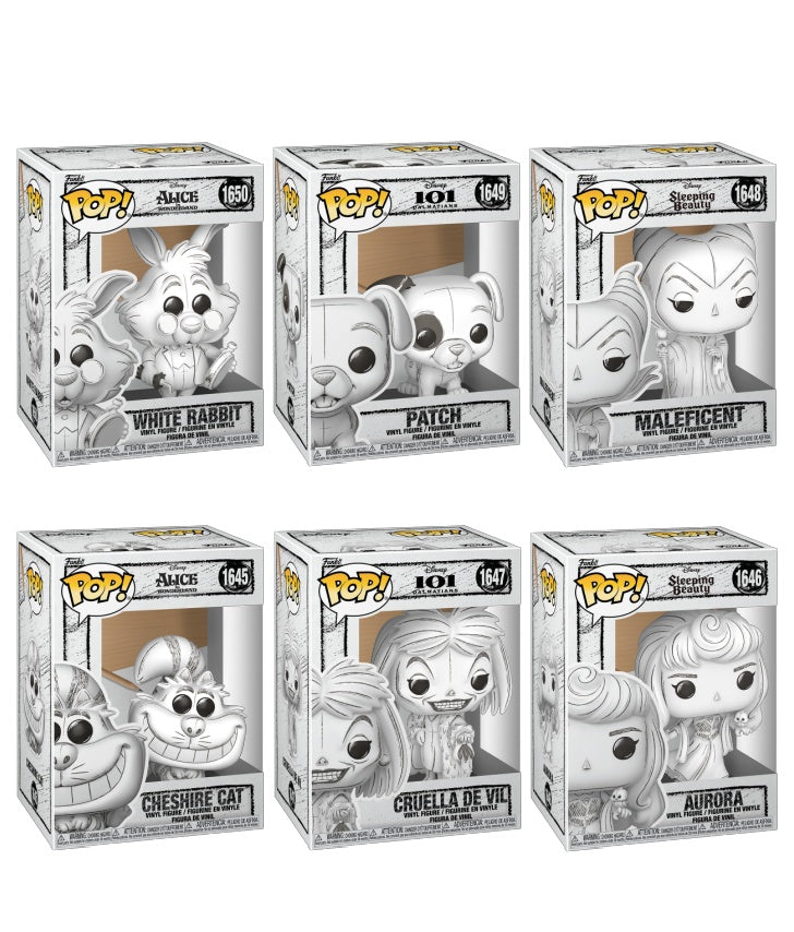 Funko Pop! Disney: Sketch: 6 Pop Bundle