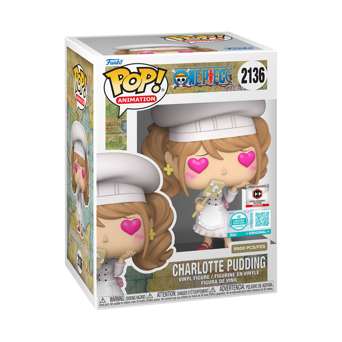 Funko Pop! Animation: One Piece: Charlotte Pudding (LE 9,500) (Funko Supreme Edition) (Chalice Collectibles Exclusive)