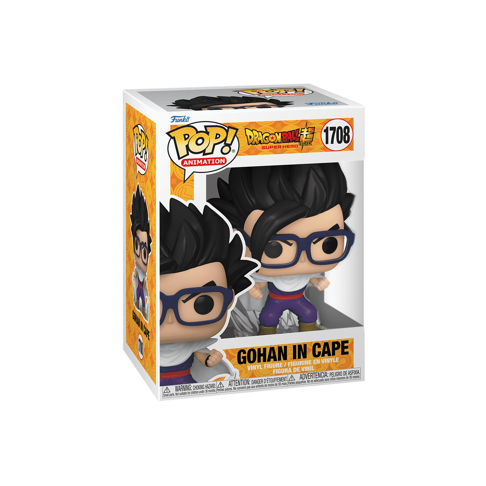 Funko Pop! Animation: Dragon Ball Z: Gohan In Cape (No Sticker) (Box Imperfection)