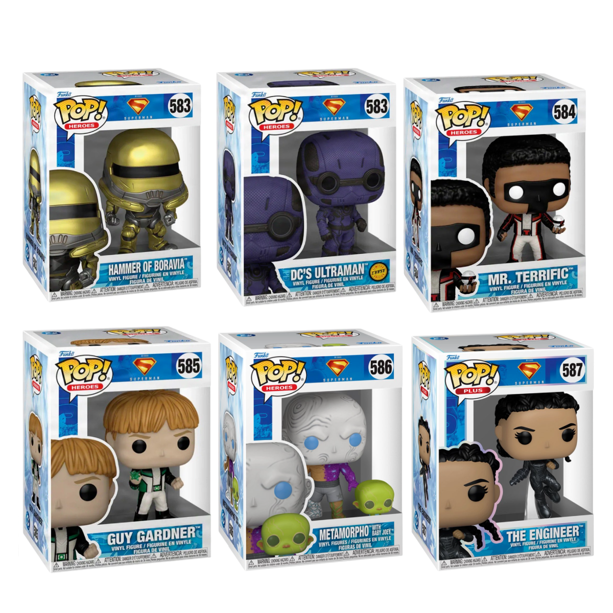 Funko Pop! Heroes: Superman (2025): 6 Pop Bundle