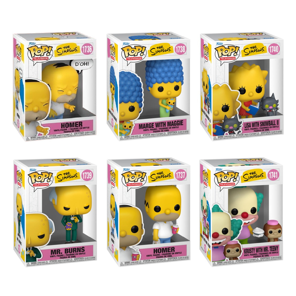 Funko Pop! Television: The Simpsons: 6 Pop Bundle
