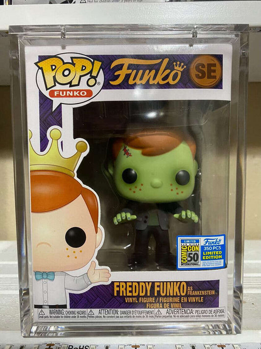 Funko Pop! Freddy Funko As Frankenstein (2018 SDCC Exclusive) (Error Glow) (Box Imperfection)