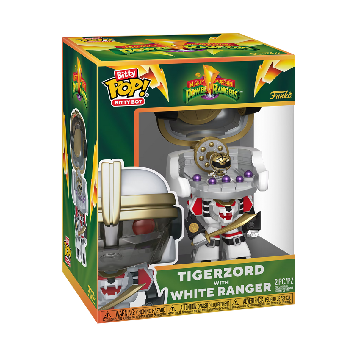 Funko Bitty Pop! Bitty Bot: Mighty Morphin Power Rangers: Tigerzord (Walmart Exclusive)