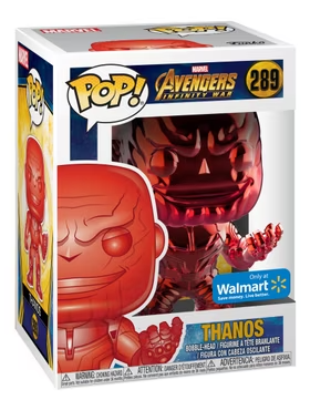 Funko Pop! Marvel: Avengers Infinity War: Thanos (Red Chrome) (Walmart Exclusive)