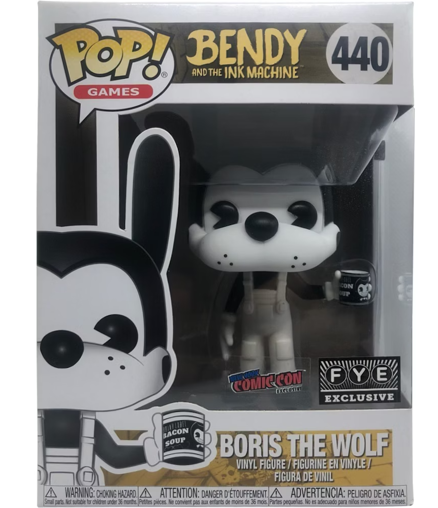 Funko Pop! Games: Bendy and the Ink Machine: Boris the Wolf (Can of Soup) (NYCC / FYE Exclusive)