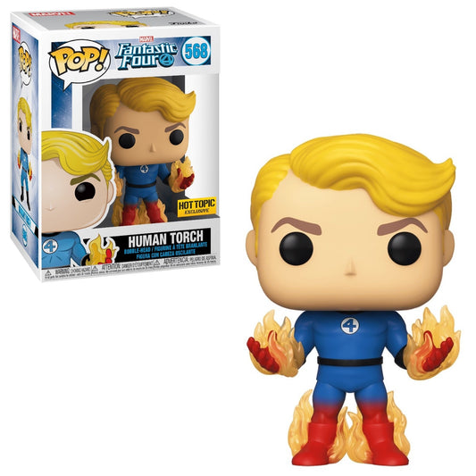 Funko Pop! Marvel: Fantastic Four: Human Torch (Hot Topic Exclusive)