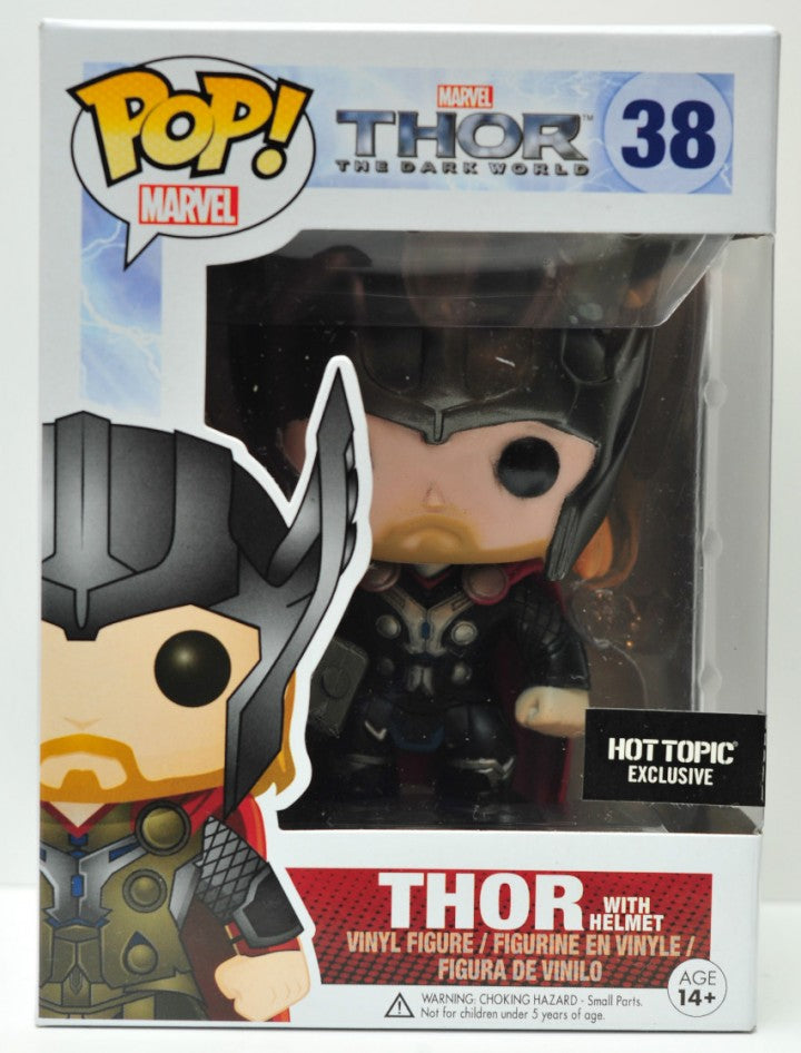 Funko Pop! Marvel: Thor The Dark World: Thor with Helmet (Hot Topic Exclusive)