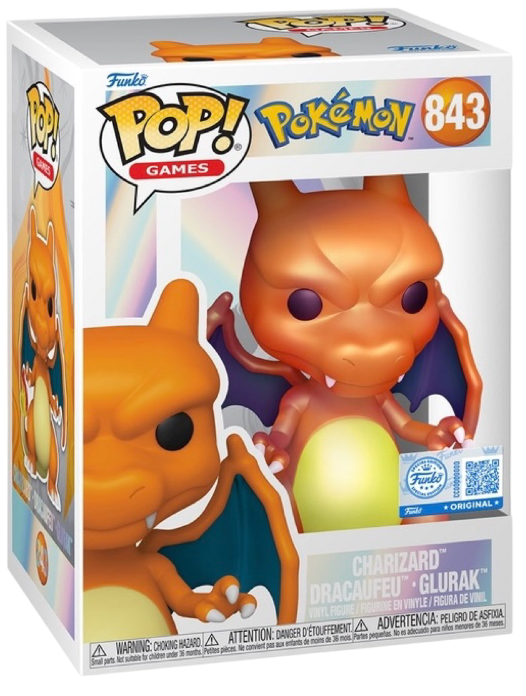 Funko Pop! Games: Pokemon: Charizard (Pearlescent) (Pokemon Center Exclusive)