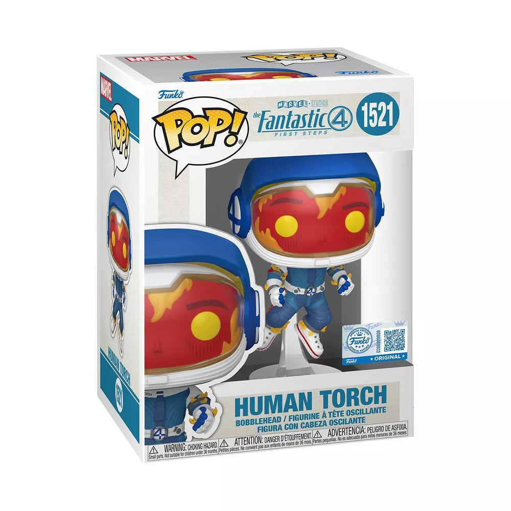 Funko Pop! Marvel: The Fantastic Four First Steps: Human Torch (Target Exclusive)
