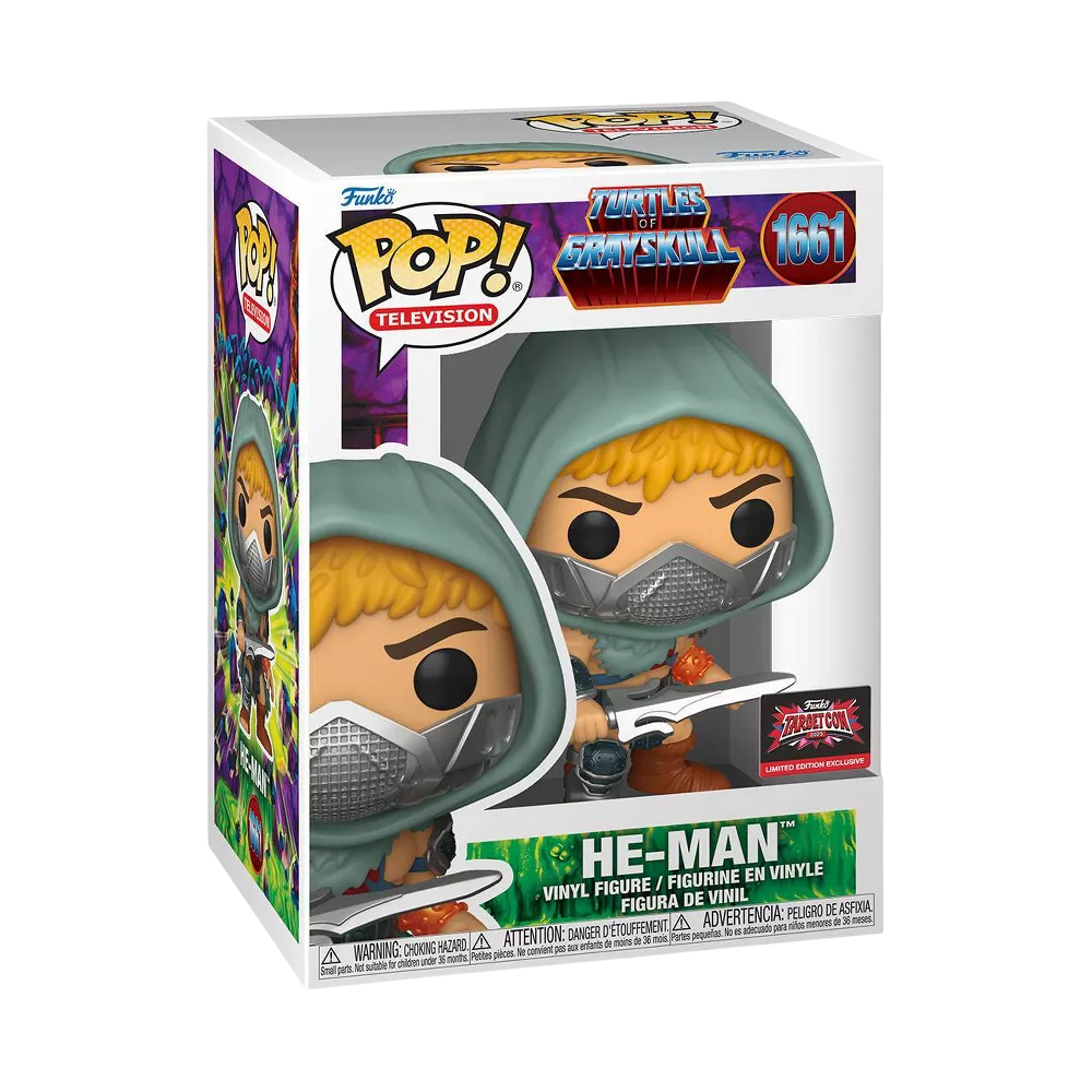Funko Pop! Television: Masters of the Universe x TMNT: He-Man (TargetCon 2025 Exclusive)