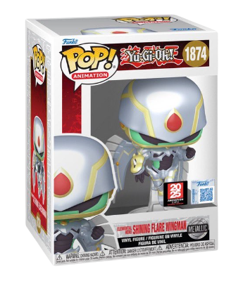 Funko Pop! Animation: Yu-Gi-Oh: Elemental Hero Shining Flare Wingman (Metallic) (2025 Animation Expo Shared Exclusive) (Box Imperfection)