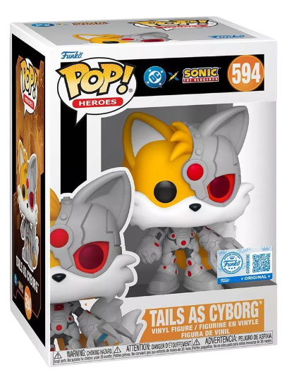 Funko Pop! Heroes: DC x Sonic the Hedgehog: Tails as Cyborg (Target Exclusive)
