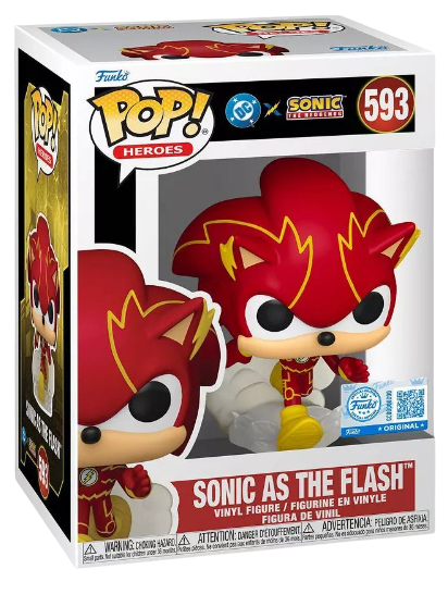 Funko Pop! Heroes: DC x Sonic the Hedgehog: Sonic as The Flash (Target Exclusive)
