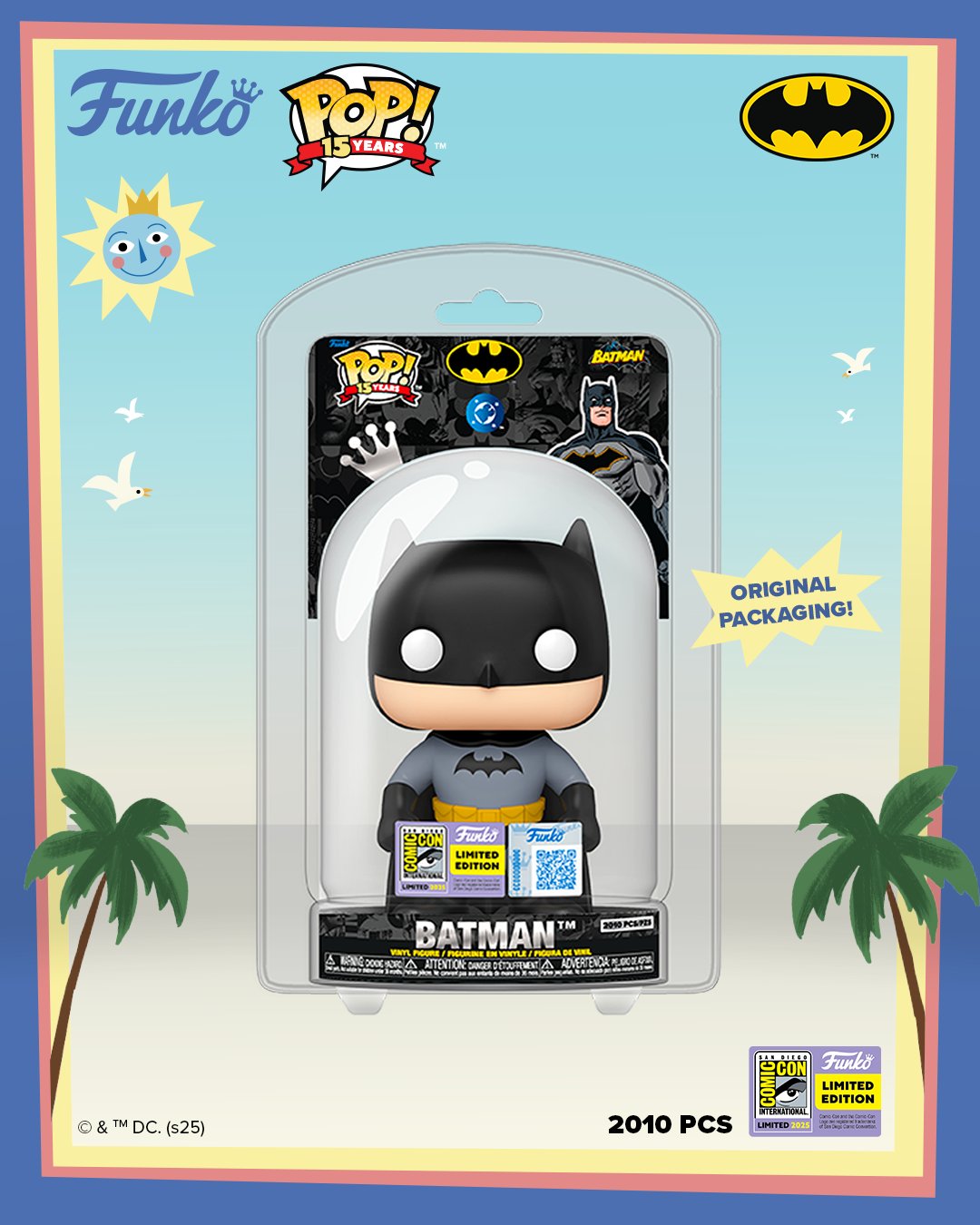 Funko Pop! DC's Batman (Clamshell) (LE 2,010) (2025 SDCC Convention Exclusive)