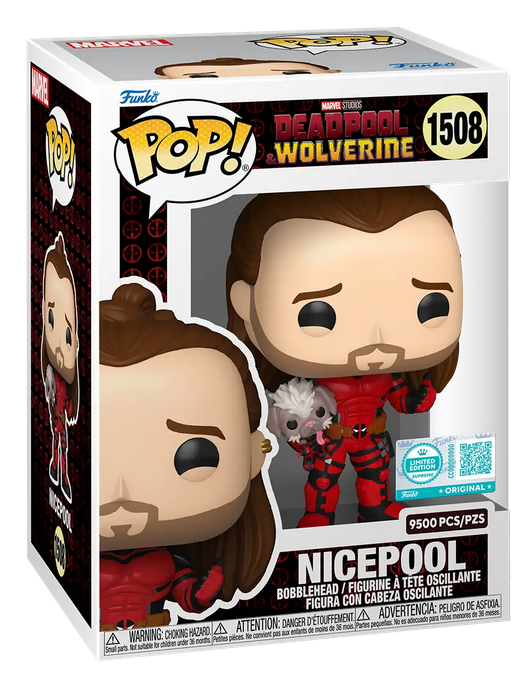 Funko Pop! Marvel: Deadpool and Wolverine: Nicepool (LE 9,500) (Funko Supreme Exclusive) (Target Exclusive) (Box Imperfection)