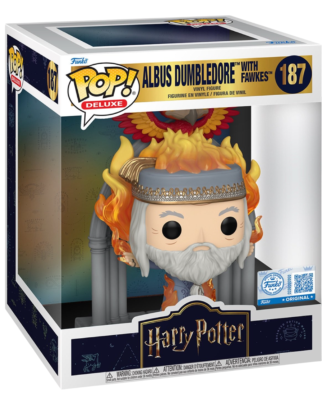 Funko Pop! Deluxe: Harry Potter: Albus Dumbledore with Fawkes (Funko Special Edition)
