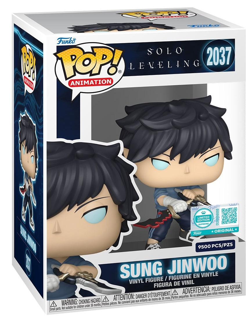 Funko Pop! Animation: Solo Leveling: Sung Jinwoo (LE 9,500) (Funko Supreme Exclusive)