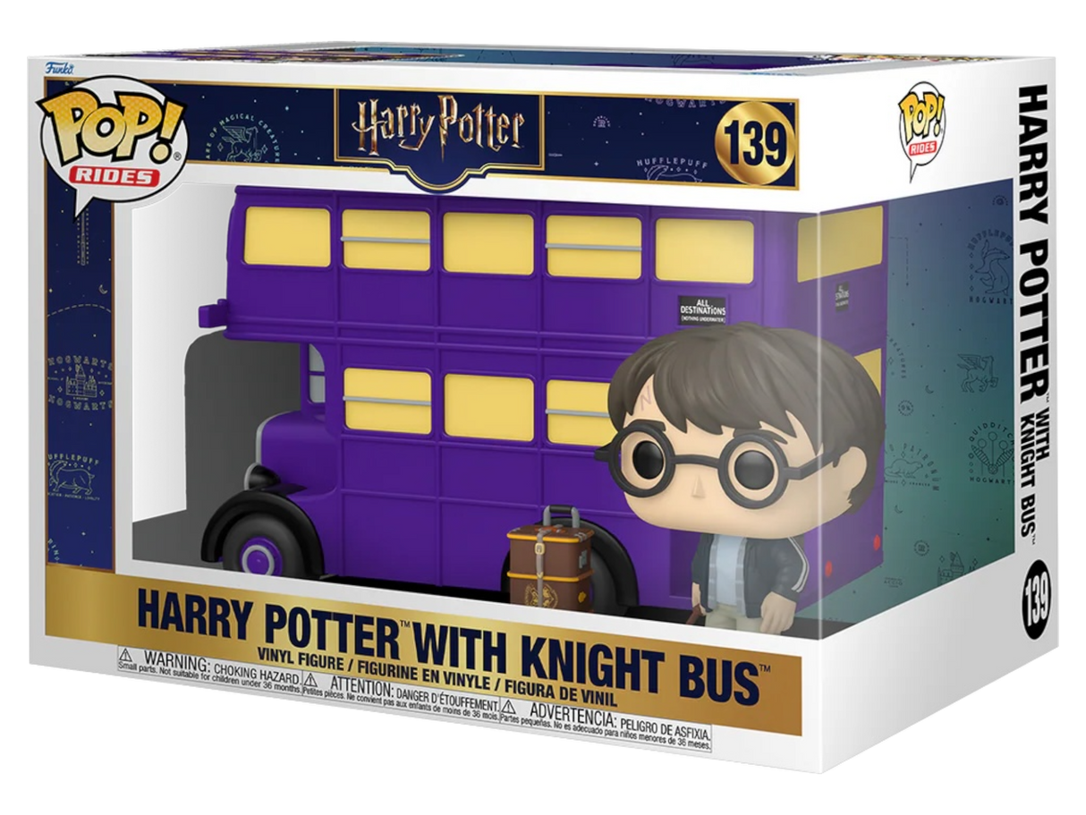 Funko Pop! Rides: Harry Potter: Harry Potter with Knight Bus (Box Imperfection)