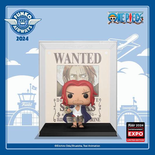 Funko Pop! Animation: One Piece: Shanks (Wanted Poster) (2024 C2E2 Shared Exclusive)