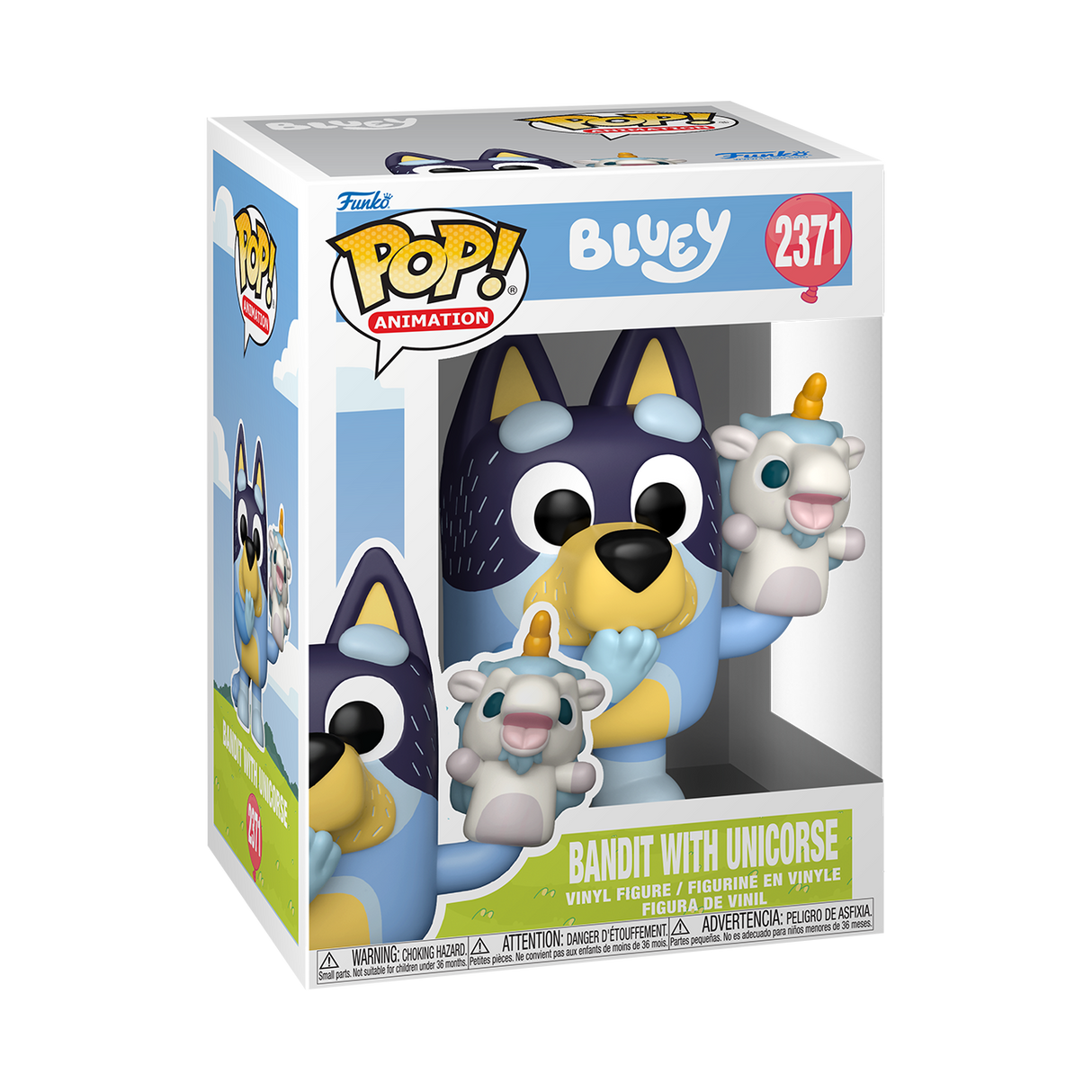 Funko Pop! Animation: Bluey: Bandit with Unicorse