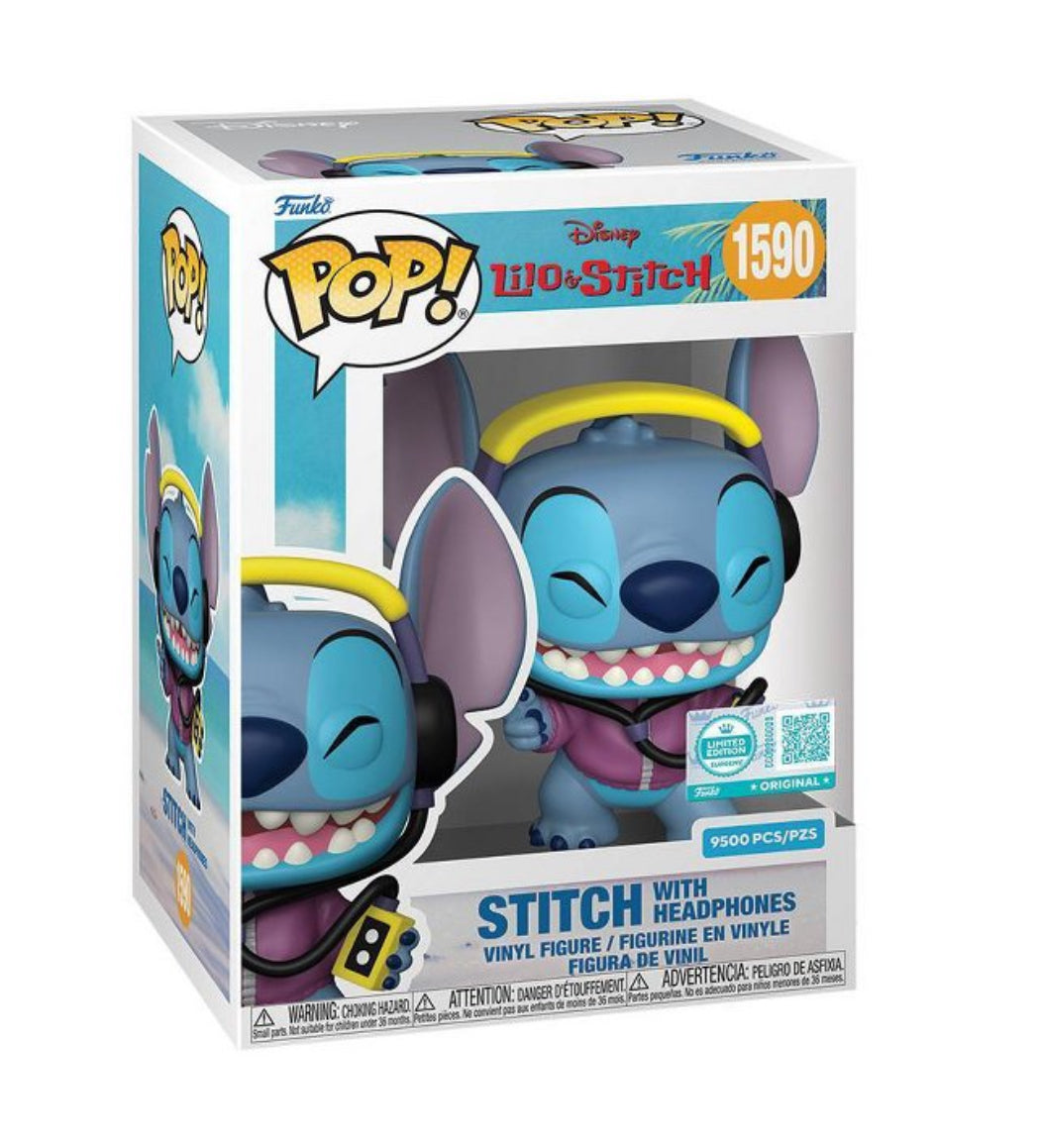 Funko Pop! Disney: Lilo and Stitch: Stitch with Headphones (LE 9,500) (Target Exclusive)