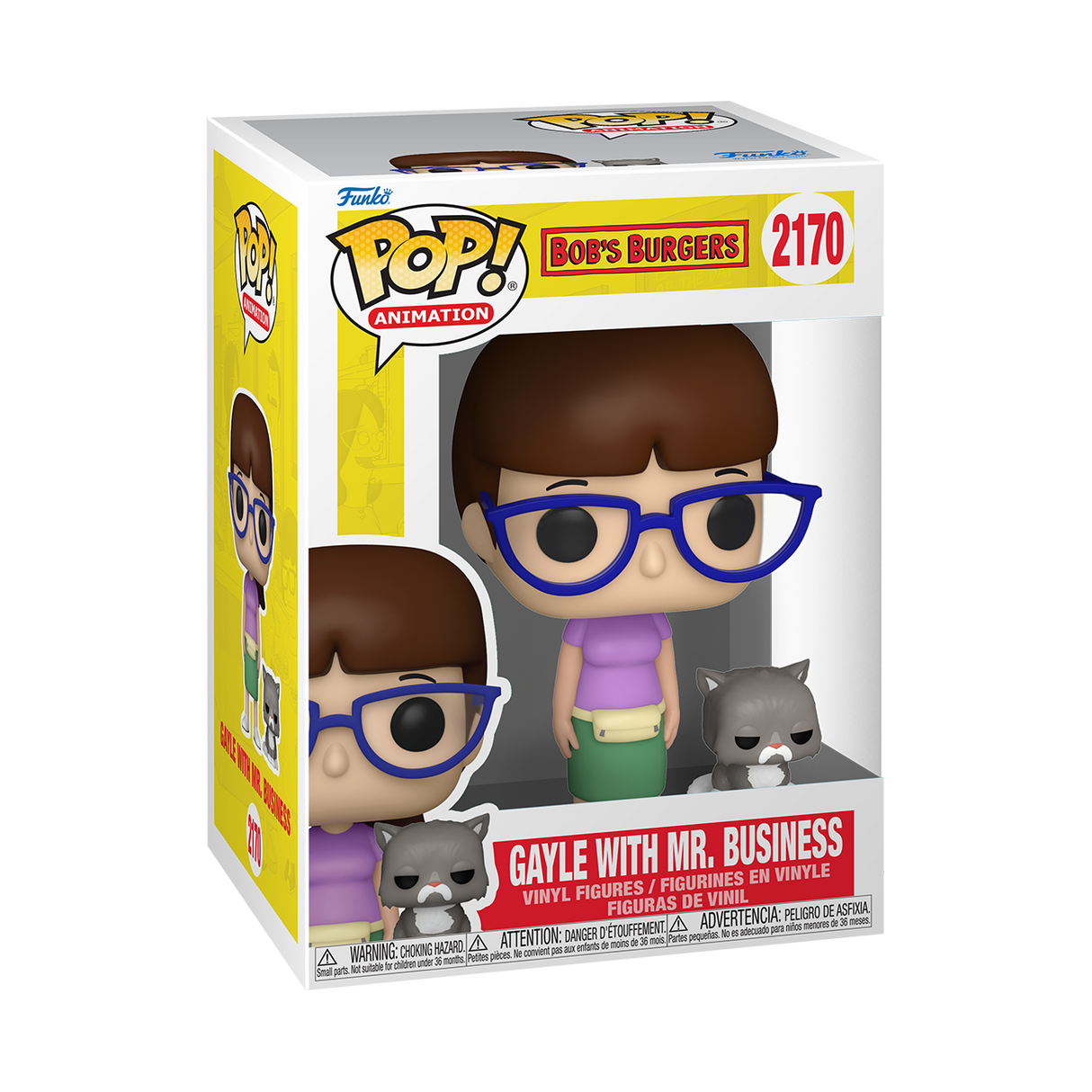 Funko Pop! Animation: Bob's Burgers: Gayle with Mr Business