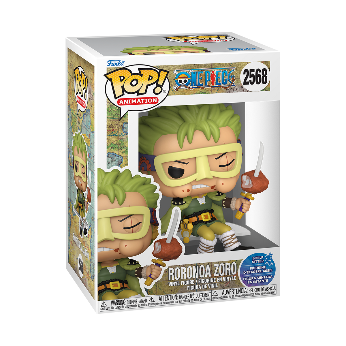 Funko Pop! Animation: One Piece: Roronoa Zora (Shelf Sitter)
