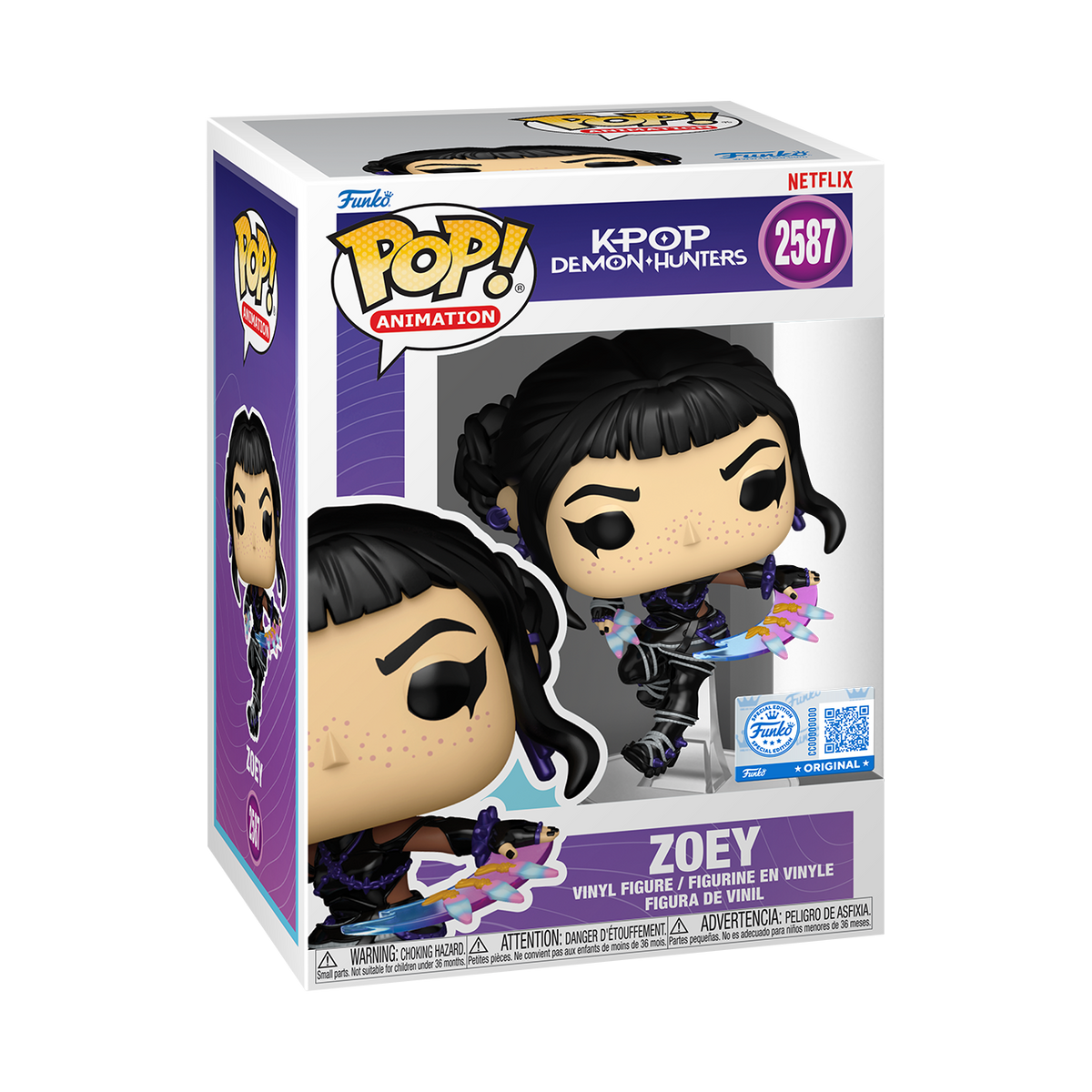 Funko Pop! Animation: K-Pop Demon Hunters: Zoey (HUNTR/X) (Walmart Exclusive)
