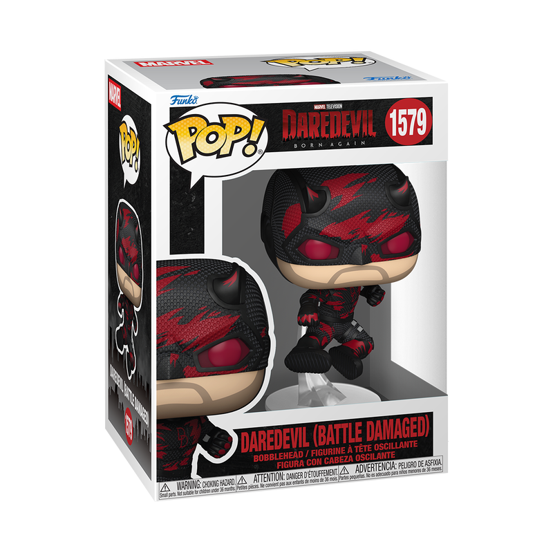 Funko Pop! Marvel: Daredevil Born Again: Daredevil (Battle Damaged)