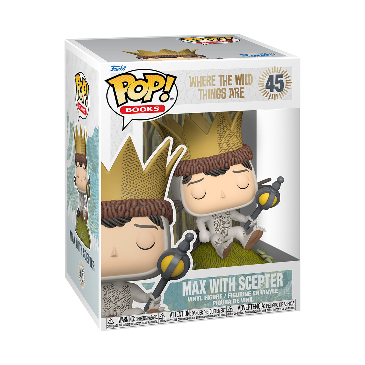 Funko Pop! Books: Where the Wild Things Are: Max with Scepter