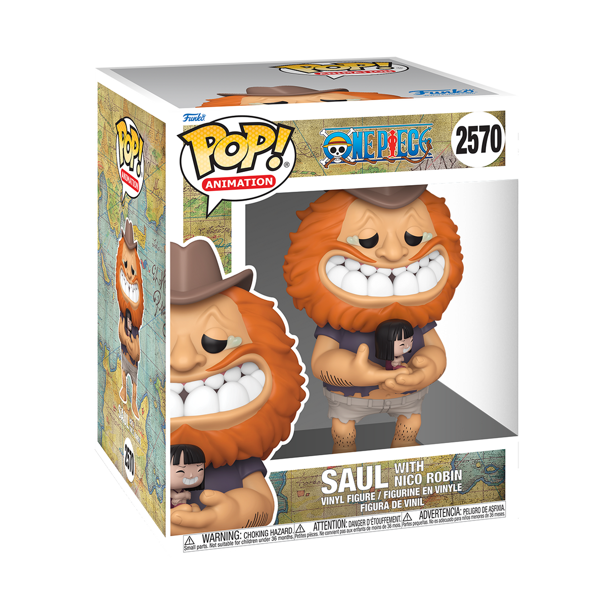Funko Pop! Animation: One Piece: Saul with Nico Robin (Super 6")