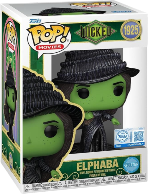 Funko Pop! Movies: Wicked for Good: Elphaba (Glitter) (Amazon Exclusive)