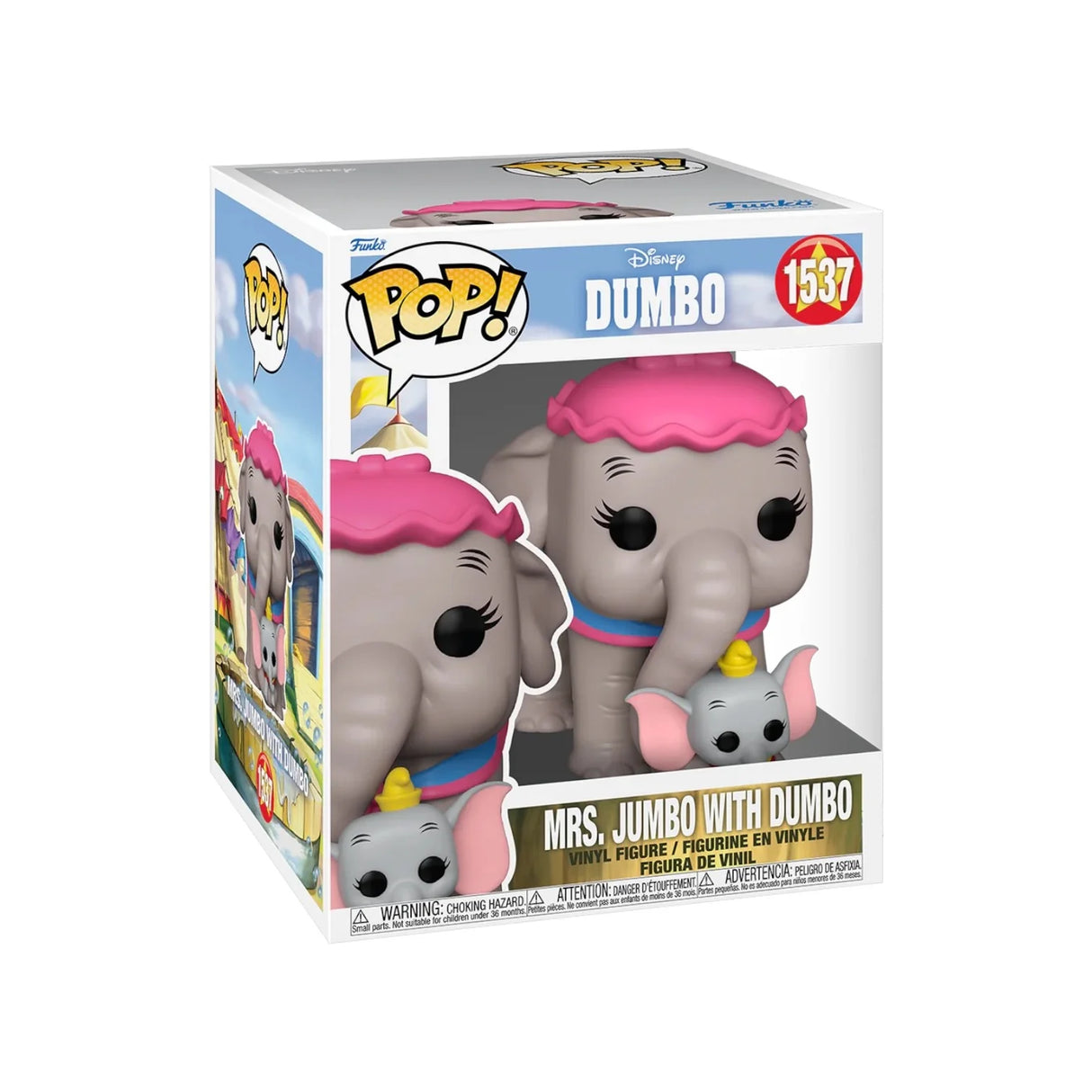 Funko Pop! Disney: Dumbo: Mrs. Jumbo with Dumbo (Super 6")