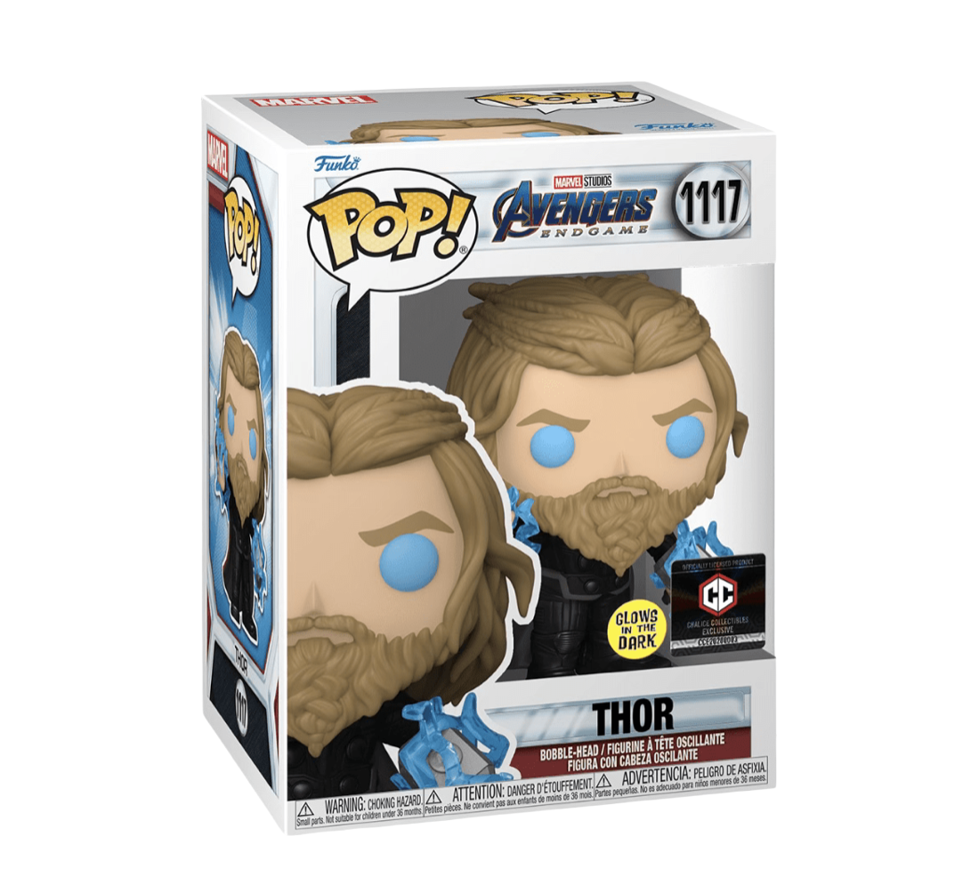 Funko Pop! Marvel: Avengers Endgame: Thor (Glow) (Chalice Collectables Exclusive)