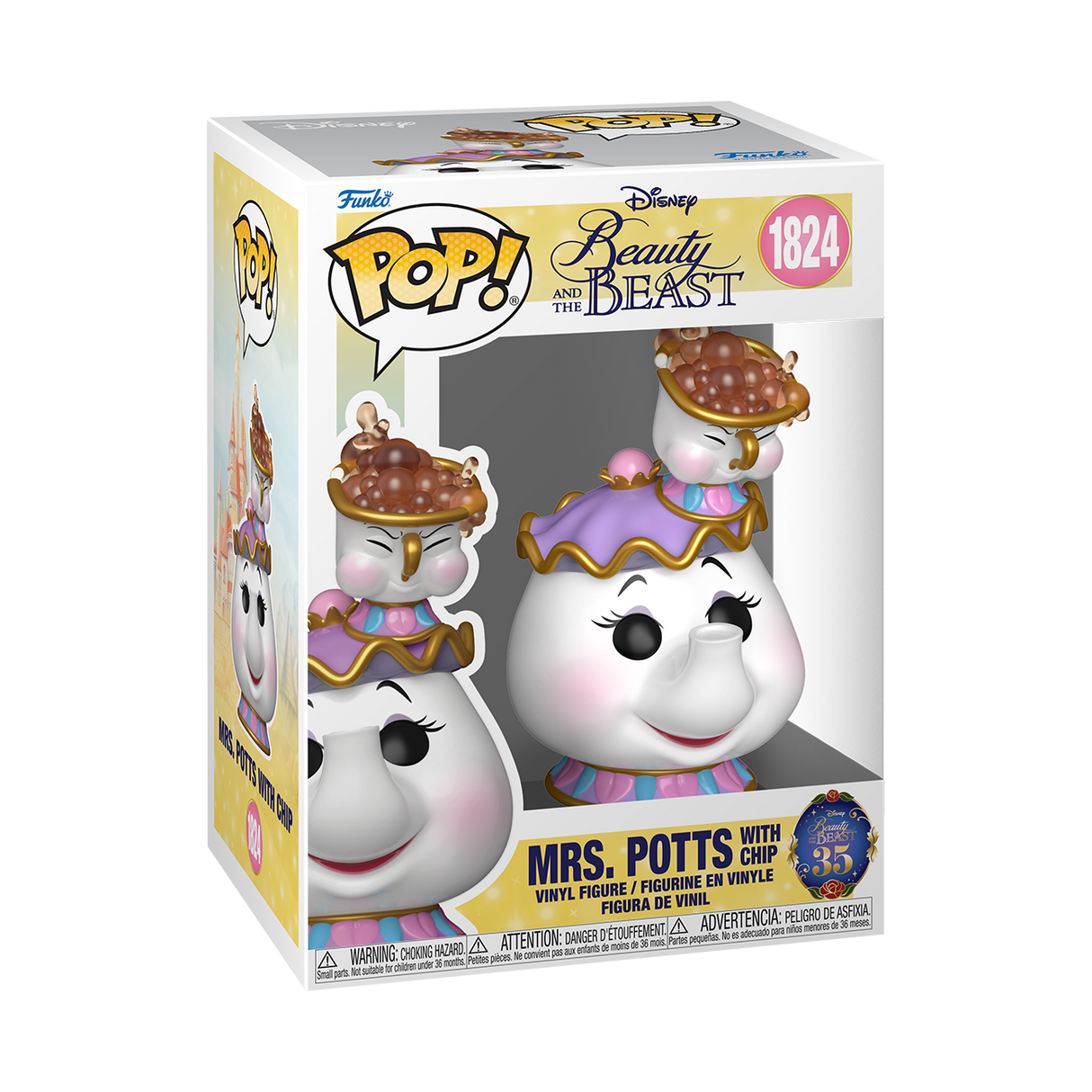 Funko Pop! Disney: Beauty and the Beast: Mrs. Potts with Chip