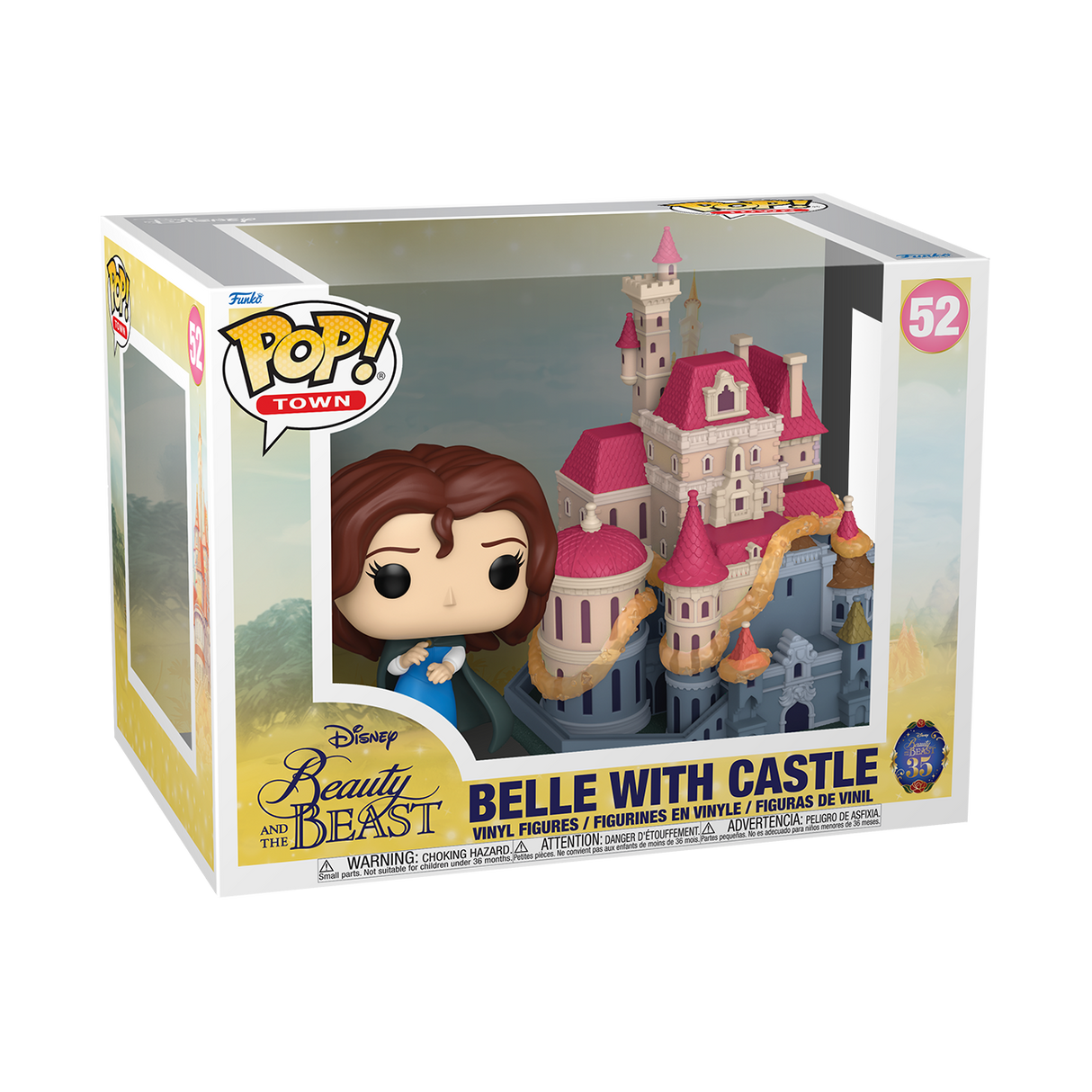 Funko Pop! Town: Disney's Beauty and the Beast: Belle with Castle