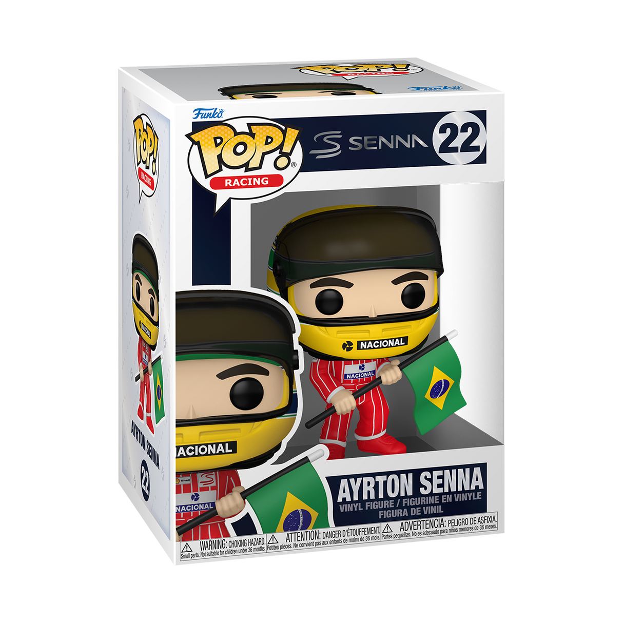 Funko Pop! Racing: Aryton Senna (with Flag)