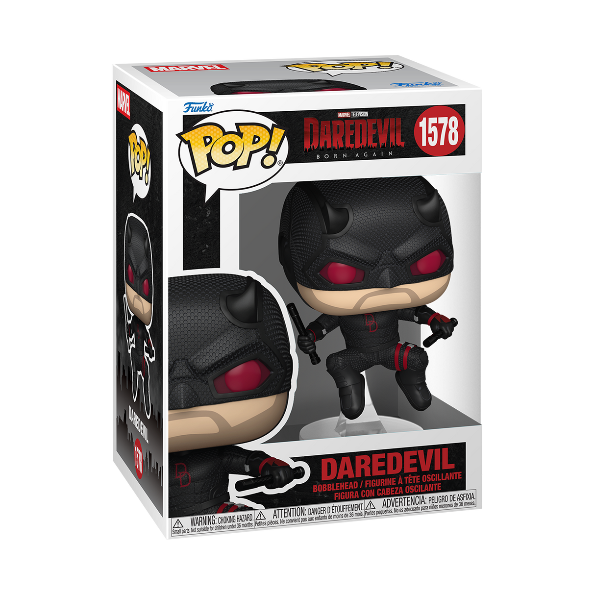 Funko Pop! Marvel: Daredevil Born Again: Daredevil (Black Suit)