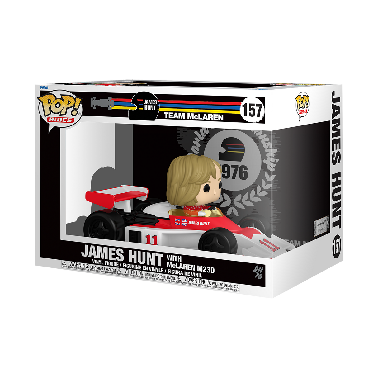 Funko Pop! Rides: McLaren: James Hunt with McLaren M23D
