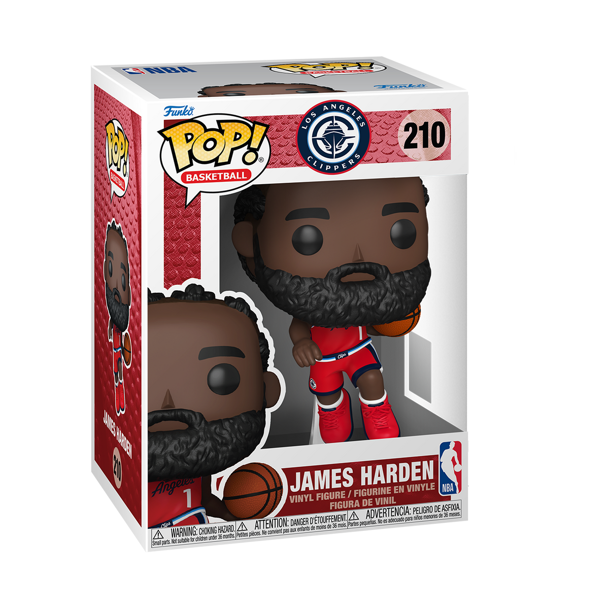 Funko Pop! Basketball: Los Angelas Clippers: James Harden – Shak's