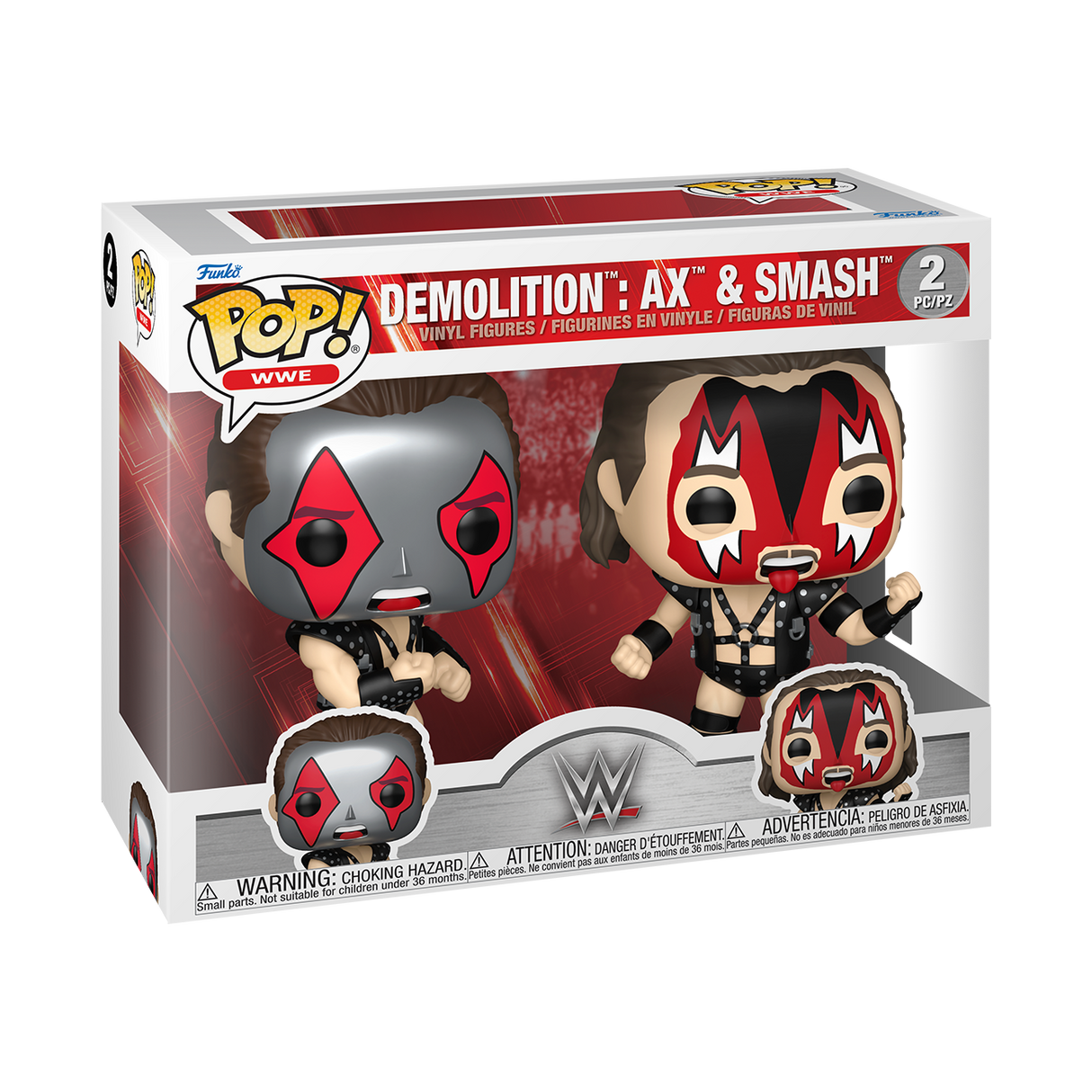 Funko Pop! WWE: Demolition Ax and Smash (2 Pack)