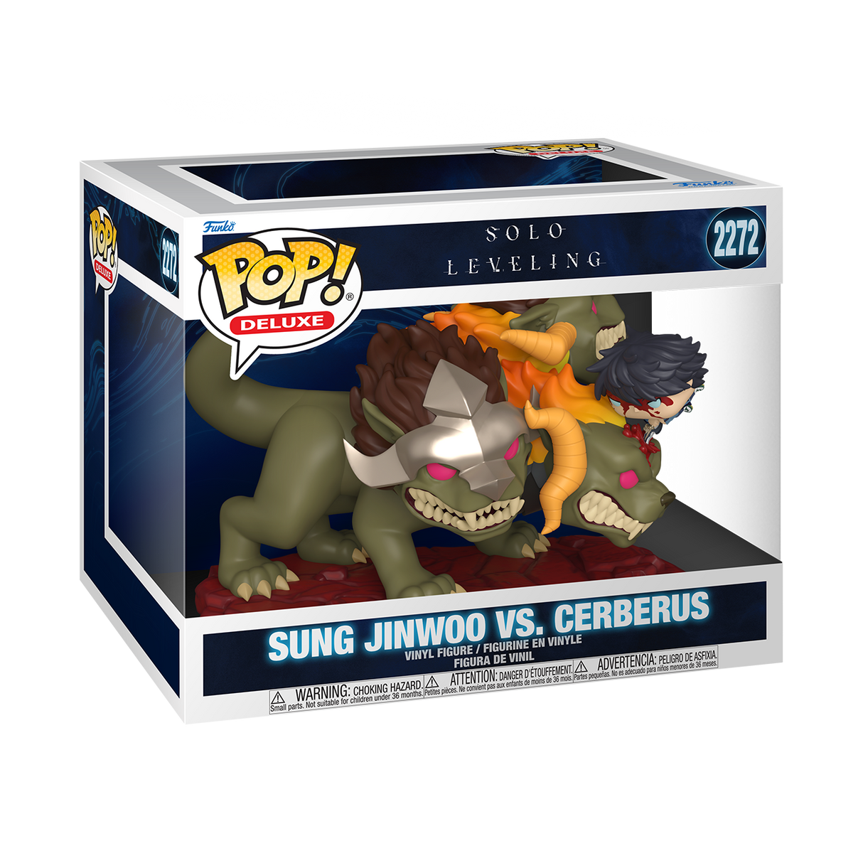 Funko Pop! Deluxe: Solo Leveling: Jinwoo Vs Cerberus
