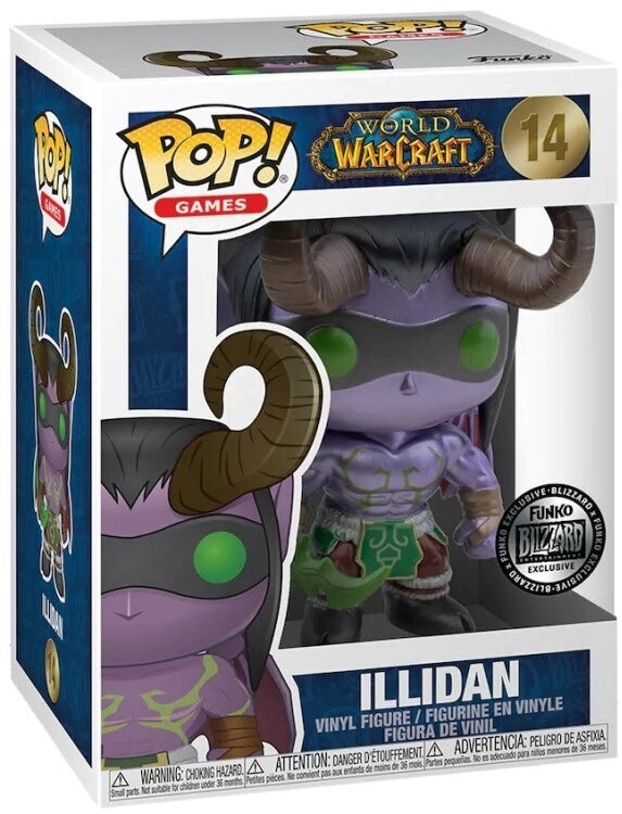 Funko Pop! Games: World of Warcraft: Illidan (Blizzard Exclusive) (Box Imperfection)