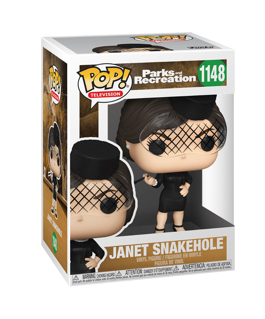 Funko Pop! Television: Parks and Recreation: Janet Snakehole (Box Imperfection)