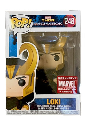 Funko Pop! Marvel: Thor Ragnorok: Loki (Two Blades) (Marvel Collector Corps Exclusive)