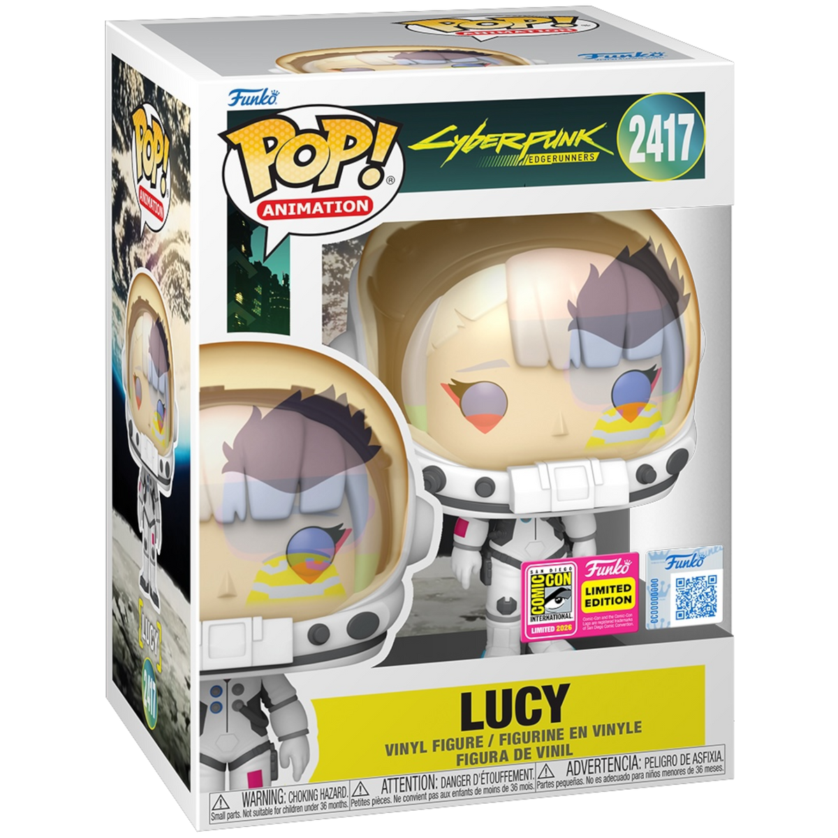 Funko Pop! Games: Cyberpunk Edgerunner: Lucy in Ruimtepak (2026 Zomer Conventie Gedeelde Exclusieve)