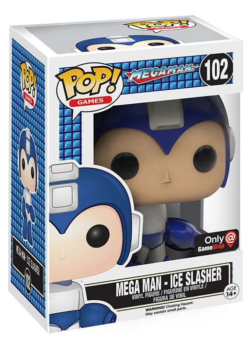 Funko Pop! Games: Mega Man: Mega Man Ice Slasher (GameStop Exclusive) (Box Imperfection)