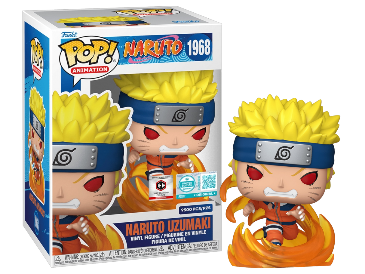 Funko Pop! Animation: Naruto: Naruto Uzumaki (LE 9,500) (Funko Supreme Exclusive) (Chalice Collectibles Exclusive) (Box Imperfection)