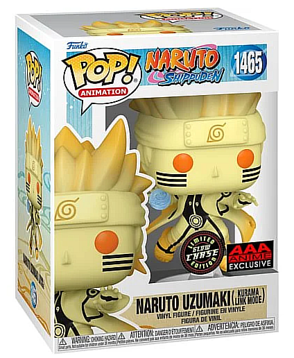 Funko Pop! Animation: Naruto Shippuden: Naruto Uzumaki (Kurama Link Mode) (Chase) (AAA Exclusive)